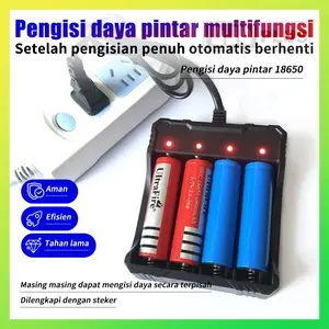 DJDPlus Pengisi Daya Baterai Litium Aman Dan Efisien, Pengisi Daya Otomatis Berhenti Saat Penuh Dilengkapi Dengan Colokan, Pengisi Daya Pengisian Cepat Baterai