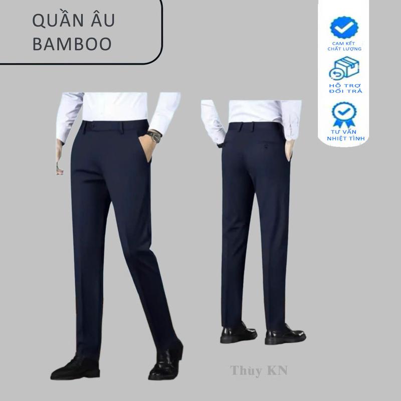  Quần âu Vest Tăng Cạp bamboo Cao Cấp Quần âu cạp chun ẩn may kĩ vải đẹp 