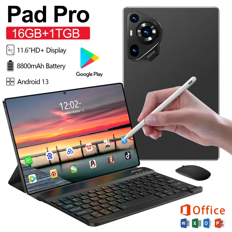 Tab S13 Tablet PC Baru Android 11.6inch 16GB+10TB Wifi 4G/5G