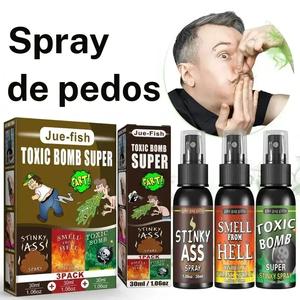 Spray líquido de pedo apestoso, As-Smelly Stinky Gas Crap Gag, artículos para bromas y novedades, juguete divertido, suministros para fiestas, 30 ml