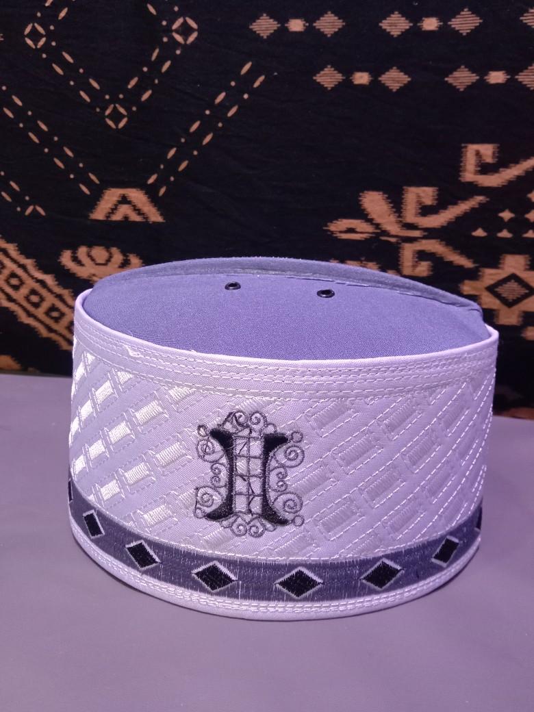 Product Introduction of Peci Asaghofah Motif Logo Pintu Aceh Songkok Kopiah Muslim Premium Halus Lembut 3