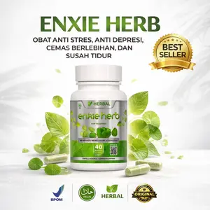 ENXIE HERB Herbal Anti Stress dan Depresi Atasi Rasa Cemas & Susah Tidur Original BPOM