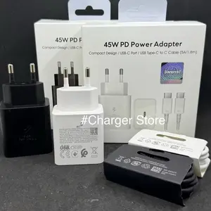 Charger Sam T2510 45W Type C To Type C Port USB C Super Fast Charging Energy Efficiency Casan 45Watt C To C Adaptor