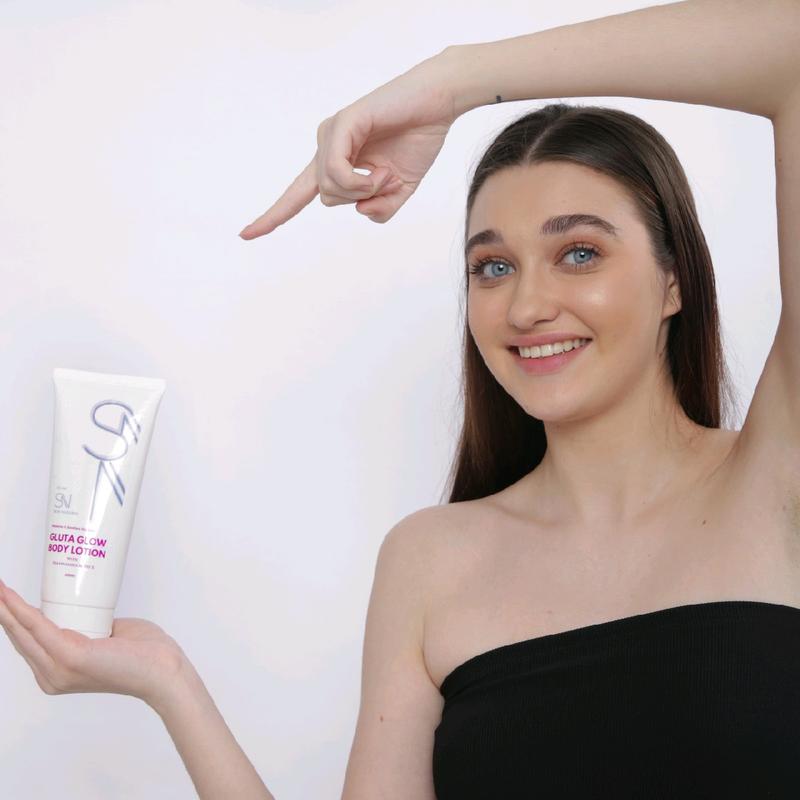 Skin Natural Gluta Glow Body Lotion Pemutih 10x Lebih Cepat BPOM - Perawatan, Mencerahkan, Memutihkan, Kosmetik, Aging, Hitam, Vitamin, Kusam, Tangan 7