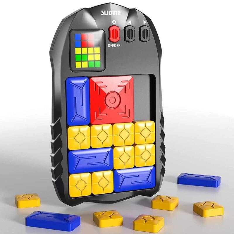 Product Introduction of Super Slide Games, Build-in 500 Level Challenges Brain Teaser Puzzles Educational Learning Toys Kids Birthday Gifts 8