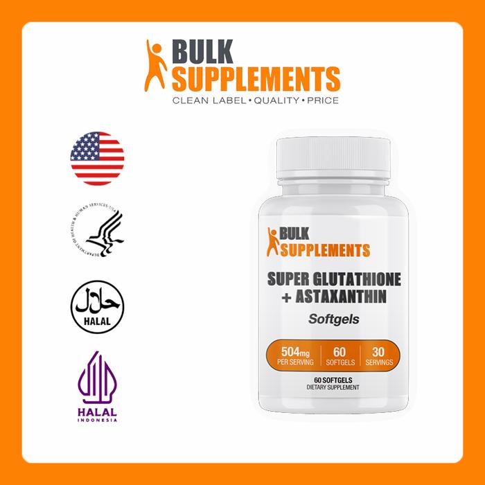 glutathione and astaxanthin Promo Super + Astaxanthin, meningkatkan kapasitas antioksidan tubuh untuk neutralisasiradikal bebas, mendukung kesehatan sel agar lebih kuat dan tangguh, dan membantu menjagakesehatan jantung sehari-hari, 60 kapsul - Kab. Tangerang 2x Phyto Astaxanthin Glutathione Anti-Aging