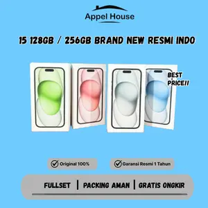 (AppelHouse x RBS.gadget) iPhone 15 128GB Garansi Resmi Indo 1 Tahun ibox tam GDN