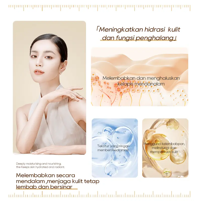 Drve brightening day cream dengan Kandungan Niacinamide 10% Membantu mencerahkan kulit, melembabkan, menenangkan memperbaiki serta dapat menghilangkan kekeringan 3