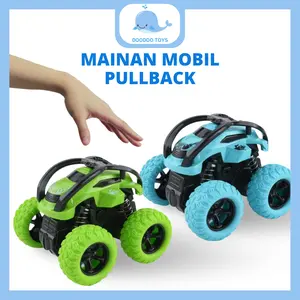 Mainan Mobil Pullback Monster 360 Derajat-Mobil Off Road Tanpa Baterai-Mobil Inersia Tahan Banting- Mainan Stunt Mobil Anak Laki-Laki