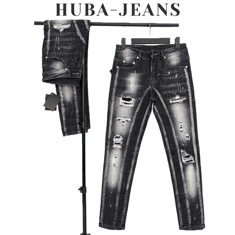 Quần Jeans Nam HUBA-JEANS BIGSIZE Cao Cấp Pants Menswear Có Túi Denim Quầntàntật Quần Purple Quần Biker