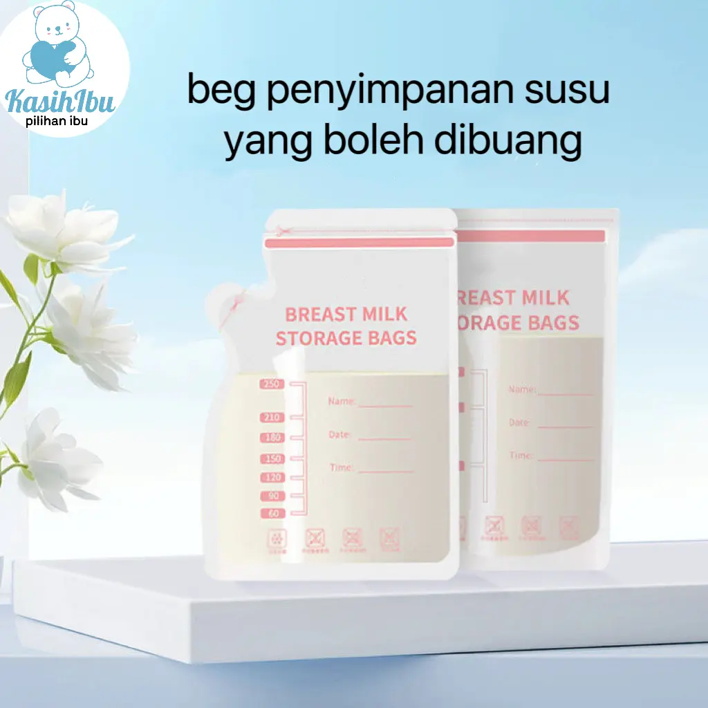 Disposable Breast Milk Storage Bags: Large-Capacity Breast Milk Preservation Bags for Freezing and Refrigeration.