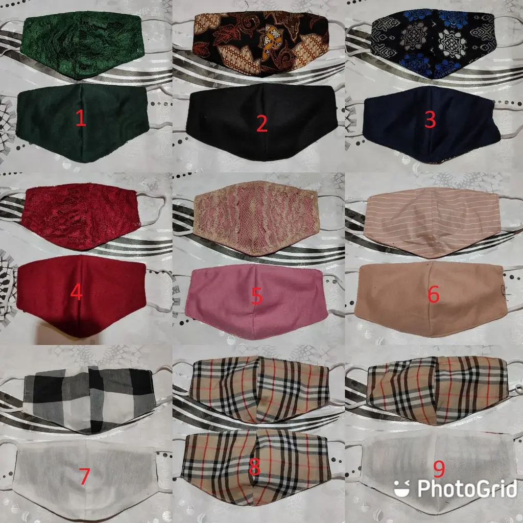 SCUBA MASKER KAIN TALI / MASKER KAIN DEWASA / MASKER CORONA (BACA DESKRIPSI)