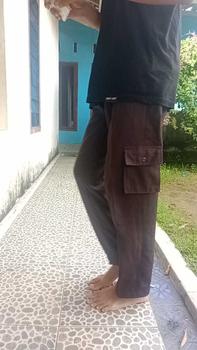 Product Review of WORNDENIM-Bigsize Muzafa Series-raw denim 15 oz-buttonfly-sanforized-slimstright-non stretch Celana Panjang from A**o 0