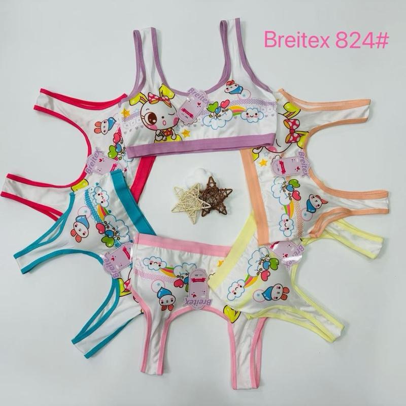 6 Pcs Miniset Anak Bra Kembem Busa Lepas Pasang Motif Lucu Dalaman Anak Wanita Murah - Fashion 5