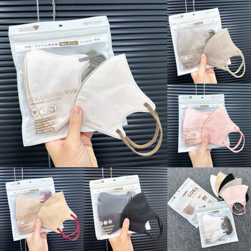 Combo 50 Khẩu trang 6D LOKA ProMask Kháng Khuẩn Quai Chun Mềm Mại 3 Lớp Kháng…