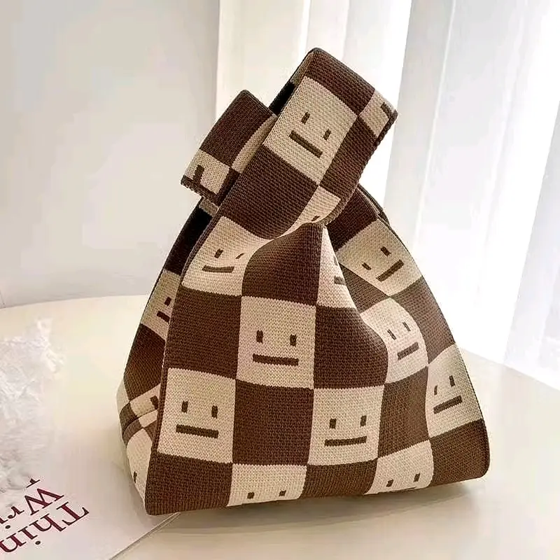 Tas Knot Bag Korean style Tas Rajut Ukuran 35*20 Kanvas 3