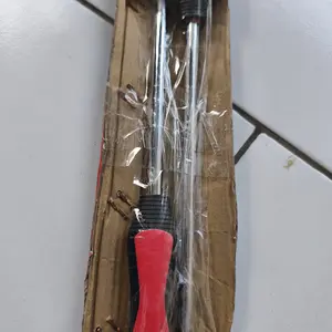 CASTA Tuas Ban Motor Mobil Baja Merah Anti Karat Profesional - Alat Pengubah Ban Otomatis Linggis Multifungsi Tugas Berat, Desain Melengkung Aman untuk Pelek Velg, Pegangan Nyaman Bongkar Pasang Ban Sepeda Traktor Rumput dan Kendaraan Lain