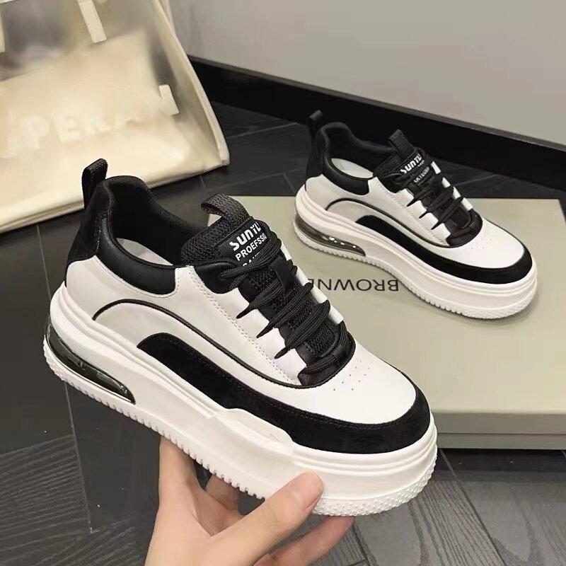 Product Introduction of New Arrival Korean Stylish Sneakers Women's Shoes (Add 1 Size) Walking Shoes Girl Athletic Casual Training Footwear Closed Sports Shoes Trainers Runner Running Slippers 12