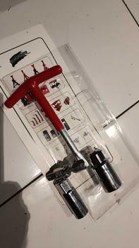 Product Review of Kunci busi flexible 16 21 mm set kunci busi t mobil motor spark plug socket - Alat pembuka busi kendaraan kunci T pasang copot busi set 3pcs kunci busi set from 𝘼**y 0