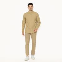Gambar AMK Kemeja Pria Lengan Panjang SHG NOBI L/S Khaki - S dari AMK Store Kab. Karanganyar 2 Tokopedia