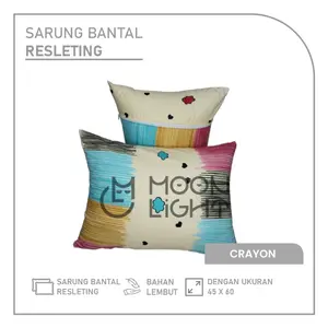 SARUNG BANTAL RESLETING AESTHETIC UNTUK ANAK ANAK TERBARU UKURAN 45X60 BY MOONLIGHT.BED