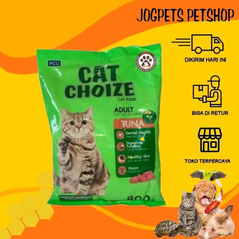 Cat choize adult salmon dan tuna 800g 0