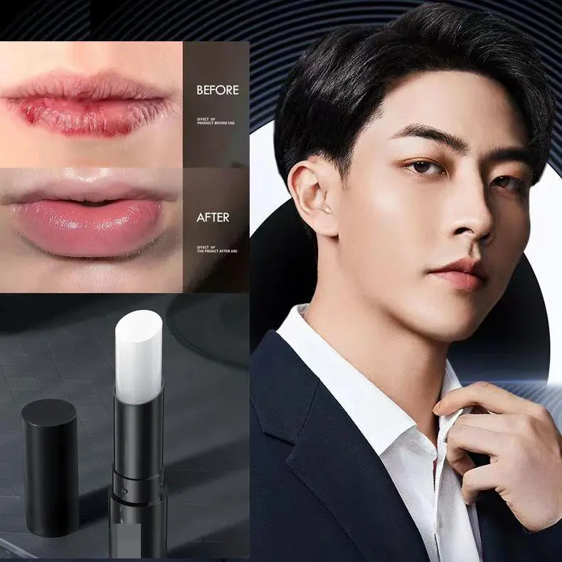 Lip Balm Moisturizes Long Lasting Softeners Lip Lines Prevents Dryness Removes Dead Skin Colorless Suitable For Men