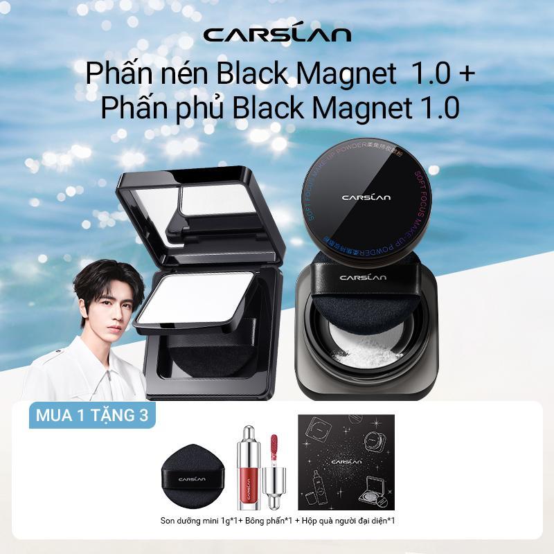 Combo hai sản phẩm trang điểm ,Phấn phủ trong suốt 8g+ Phấn phủ nén kiểm soát dầu 8g, giữ lớp nền hoàn hảo [Mua 1 tặng 3]Hộp quà trống đặc biệt*1+son tint dưỡng ẩm mini 1g*1+bông phấn*1