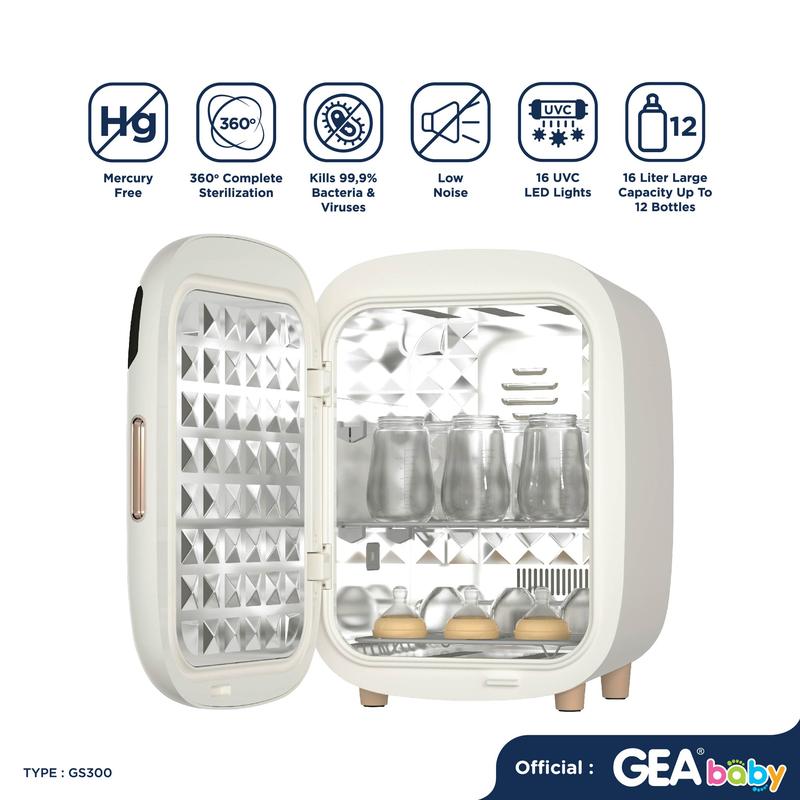 GEA BABY GS-300 Ultimate UVC Sterilizer & Dryer With Plasma Ion / Bottle Sterilizer & Dryer 2