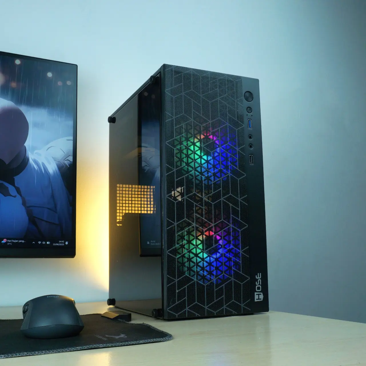 PC Gaming Ryzen 5 5500GT RAM 16GB SSD 256GB Baru Garansi Resmi