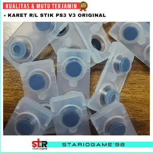 10 karet tombol RL stik ps3 V3 ori Karet tombol RL stick ps3 op KARET RL PS3 BENING