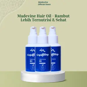 (Paket Rambut Sehat) Minyak penumbuh rambut bebas rontok/botak/ketombe - 3 Pcs Madevine Treatment