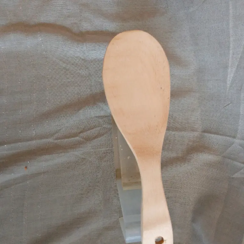 centong cutil bahan kayu mahoni silicone utensils sodet woodpulp tidak transfer panas 3