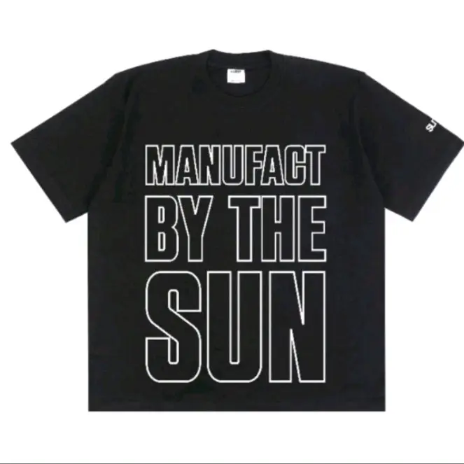 Tshirt Oversize - Black Sunblock - Boxy Cut - Sundépt Pria