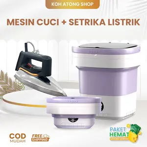 Paket Bundling !!! Mesin Cuci 12 Liter + Setrika Listrik Merk Finito