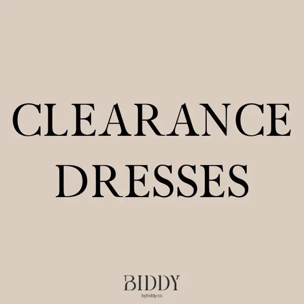 CLEARANCE SALE ITEM (DRESSES)