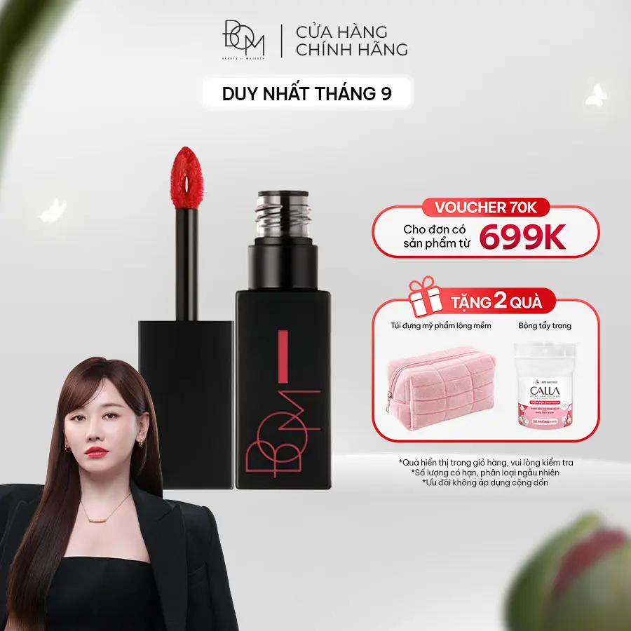 Son Kem Lì Mượt Môi Lâu Trôi B.O.M Matt Holic Tint 8.5g Son Môi Nhung Bền Mờ Satin Cosmetic Mỹ Phẩm Trang Điểm