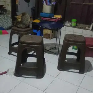 Paket 3 pcs MURAH - Kursi Baso Plastik Motif Rotan SUMO TABITHA - Tahan Beban 100Kg - Chairs - Furniture
