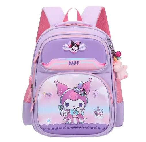 Tas Ransel Sekolah Anak Kuromi baby cute Tas Sekolah Anak TK SD Perempuan Lucu kekinian Tas Punggung FASHION 3