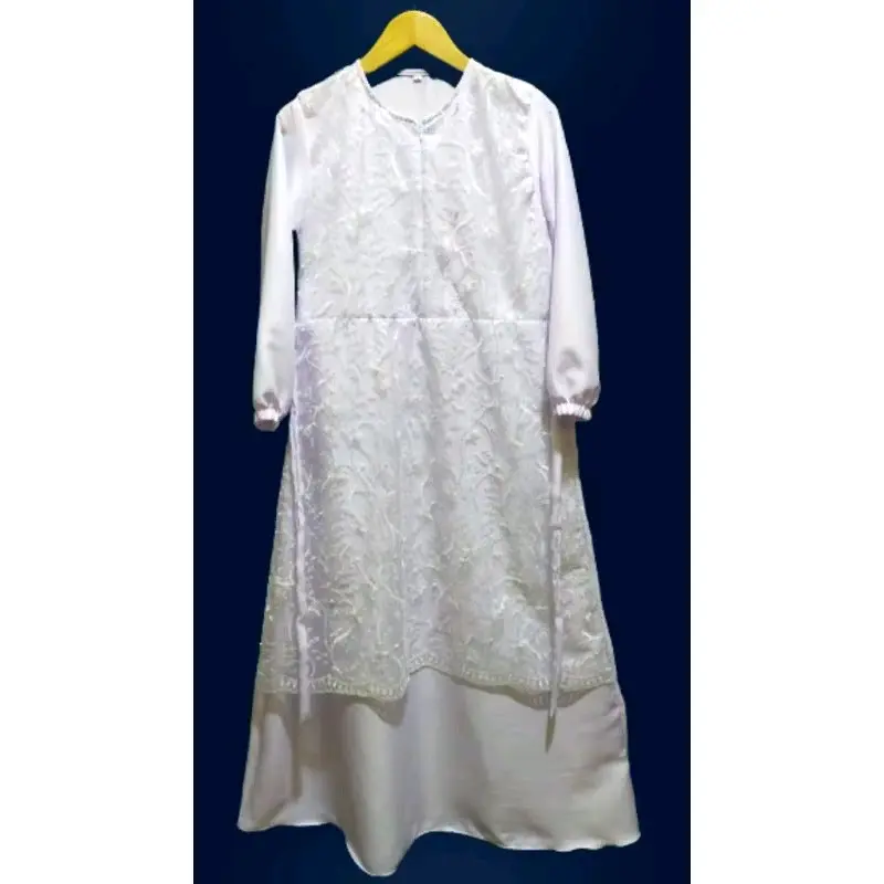 GAMIS BRUKAT TILE  MUTIARA GAMIS WANITA TERBARU PAKE TALI 5
