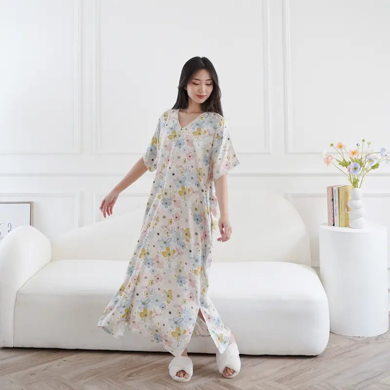 Kumala daster | daster lengan pendek Rayon Vicose Busui | by koncoturuu 1