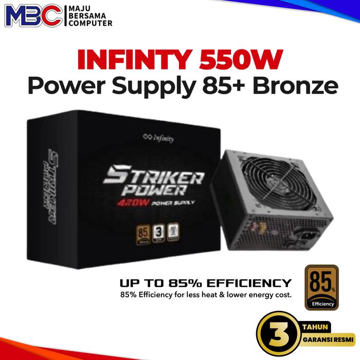 Infinity Power Source Jual PSU Infinity 550W 85+ Bronze - Power Supply PC Komputer - PSU ...