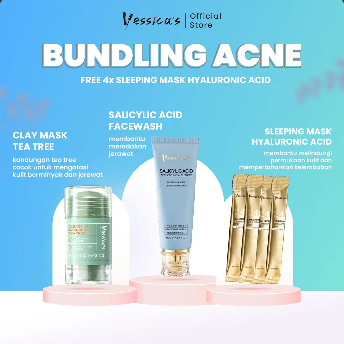 Bundling Acne (Stick Mask + Cleanser)