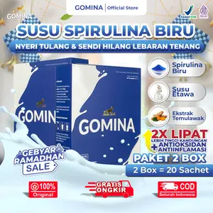 GOMINA Susu Kambing Etawa Untuk Redakan Pegal Linu & Nyeri Sendi - DISKON 20% KHUSUS LIVE - 2 BOX