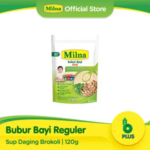 MILNA BUBUR BAYI REGULER 6+ SUP D BROKOLI 120G