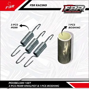 FBR Racing Peer dan Bosing Knalpot Racing ISI 3 PCS Paket 1 Set 3 PCS Per Knalpot & 1 PCS Bosing