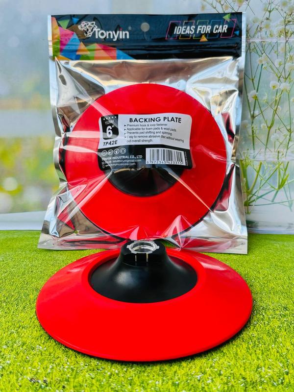 Backing Plate Rotary Polisher / Tatakan Mesin Poles Rotary (Soft Rubber Red Color) 1