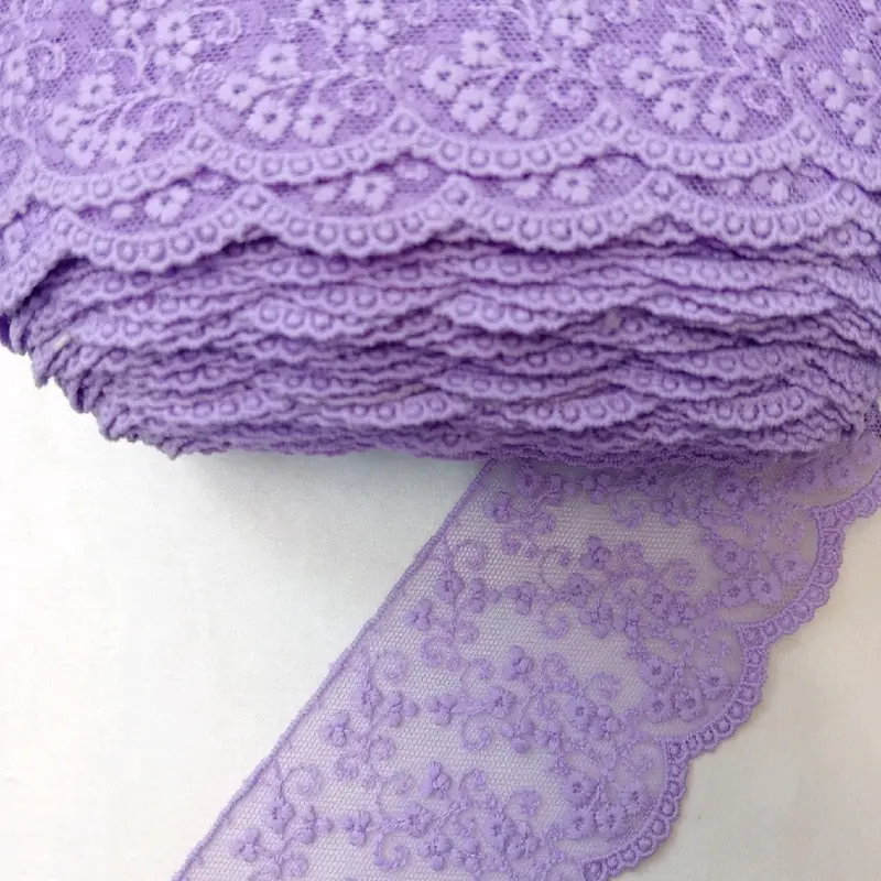 RENDA TILLE FULL BORDIR PINGGIRAN BAJU/RENDA BUNGA BORDIR 2