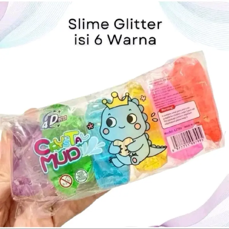 CM-CRYSTAL MUD PERMAINAN MODEL SLIME 6 pc 0