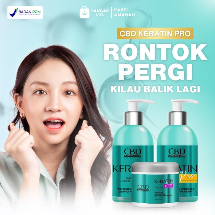 Jual Cbd Keratin Pro Vitamin Rambut Rontok Dan Kering Shampoo Anti ...